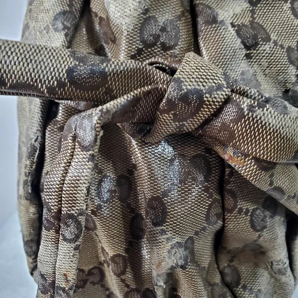 Gucci Monogram Crystal Web Horsebit Hobo Bag - Picture 5 of 16